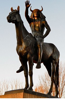 The Medicine Man... A sculpture in 1899 by Cyruss Dallin Exhibited in Philadelphia