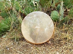 Medicine Drum used to put the Shaman/Healer into a trance to do journey work